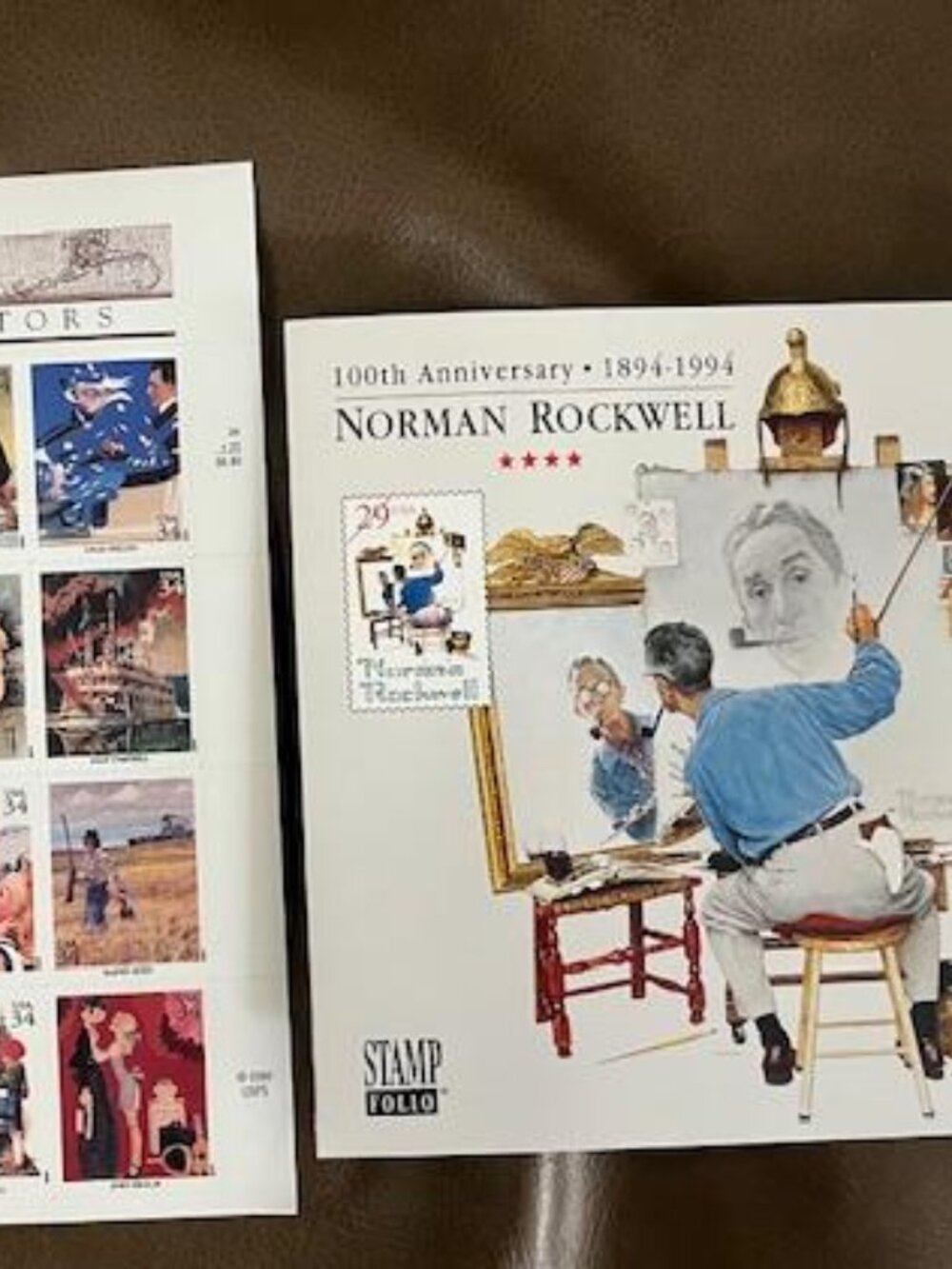 American artists on Mint Unused Stamps plus BONUS stamps galore  (MT &used)